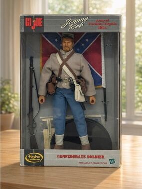 New GI Joe "Johnny Reb" Civil War Confederate Soldier 12" Action Figure w/Rifle